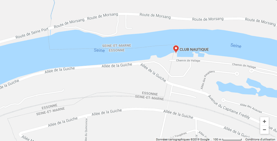 plan d'acces a la base nautique