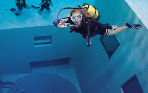 Entrainement à la fosse Nemo33, week-end du 12 et 13 avril 2025